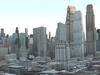 Real Time City 16 3D model