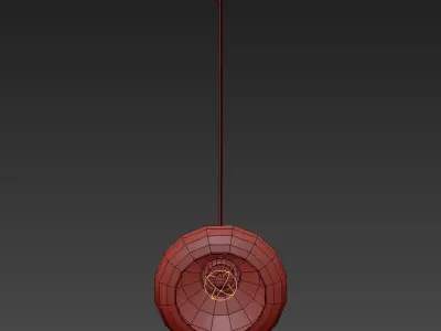 Country Lamp Sphere 3D model