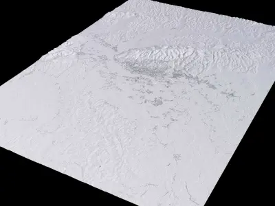 Zagreb Croatia City Landscape 3D Model 3D model