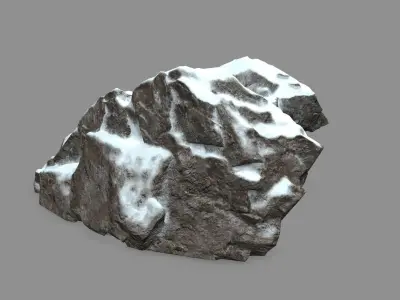 Rock  Gate  Low-poly 3D model