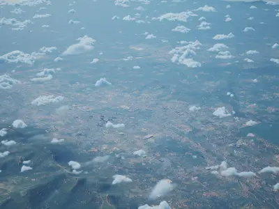 Pingdingshan China City Landscape 3D Model 3D model