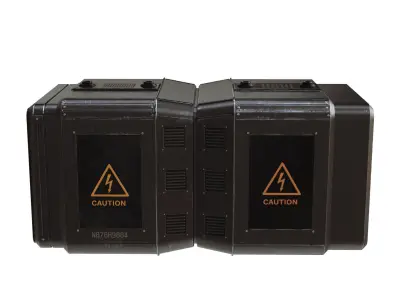 Sci-Fi Battery Low-poly 3D model purchase