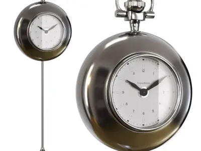 Clock ROOMERS 47-425-65  Low-poly 3D model