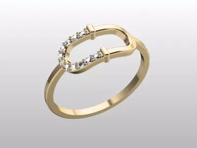 minimal light weight ring 3D print model