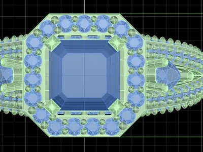 Jewelry ring 203 3D print model
