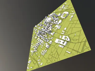 Downtown Charlotte North Carolina 3D model