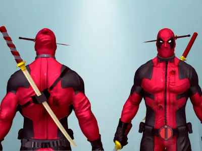 Deadpool 3d Print 3D model