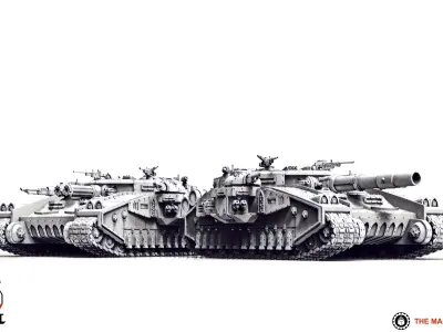 Feudal Guard - Super Battle Tank 3D print model