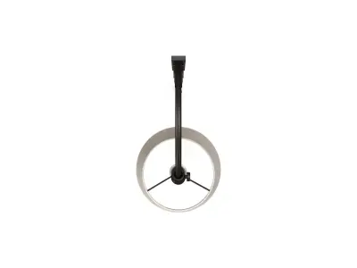 Adjustable Arc Sconce Burlap Antiqe Bronze Free 3D model