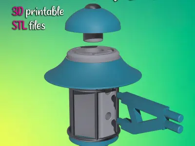 Miniature House Lantern 3D print model