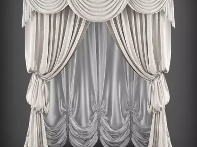 Curtain 3D model 38 3D model