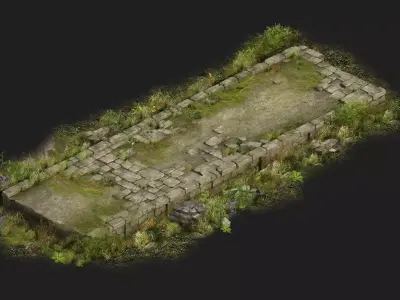 Game Model - Kashayana Buddha Forest Trail 1 3D model