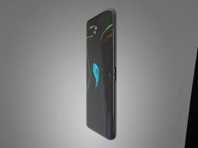  The eye of the loser ASUS ROG Phone 2-C4D modeling rendering 3D model