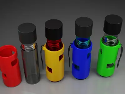 smart water bottle Free 3D model