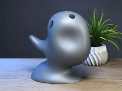 minimal modern pen holder Cyborg pen holder 3D print model