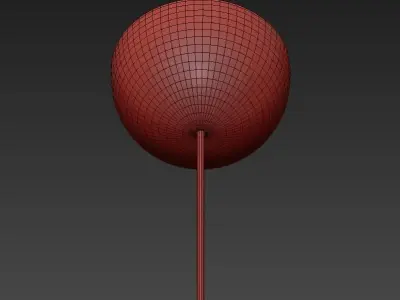 UMBRELLA gold pendant light 3D model