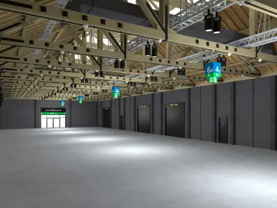 Exhibition Hall 33 3D model