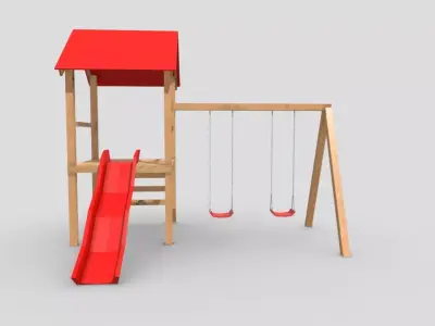 Playground Free low-poly 3D model