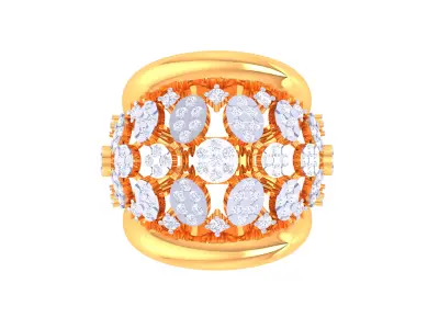 Women Ring MTL 3dm STL OBJ FBX Details 3D print model 18