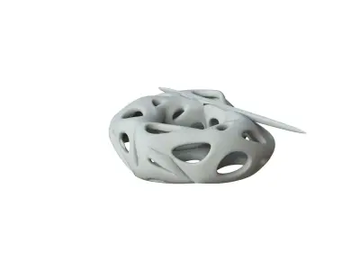 SciFi Cube Object No 17829 Low Poly Shape Texture