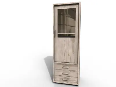 Pack 2 Modern Furniture 3D Model Low-poly 3D model