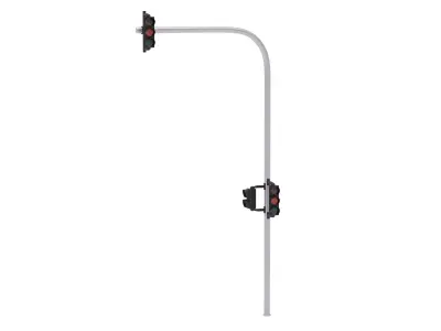 Traffic Light v4 3D model