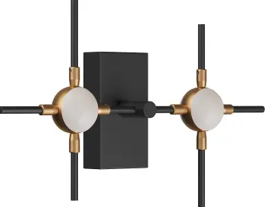 745647 Bergamo Lightstar Sconce 3D model