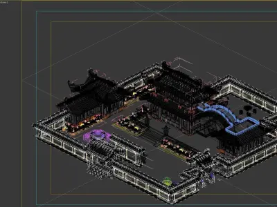 Ancient Architecture 3D model 10