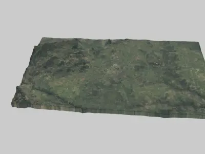 Trujillo City Low-poly 3D model