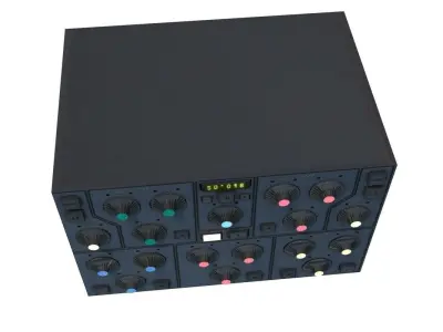 Computer Interface Module Sci Fi Prop Electronic Technology Low-poly 3D model