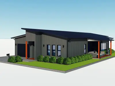 Australian House 1 3D model