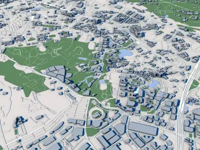 Hsinchu City Taiwan 3D model