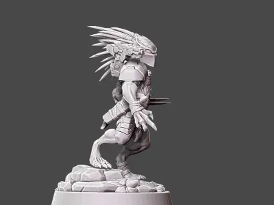 Predator - 35 mm scale 3D print model