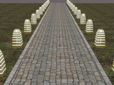 garden lighting 3D model