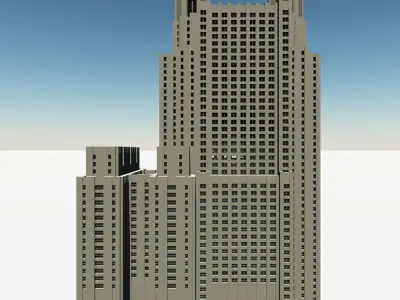 Waldorf Astoria Hotel 3D model
