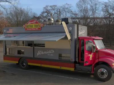  Schmidt Sausage Truck Food Rigged 