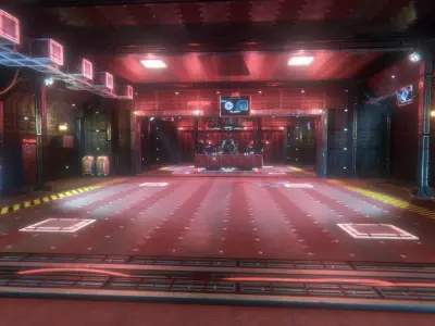 SF Base Low-poly 3D model