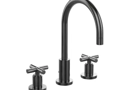 Dornbracht Tara Three-hole Bathroom Faucet 3D model