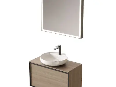Duravit Vitrium Vanity Unit Set 1 3D model