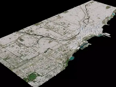 Chicago - USA 3D model