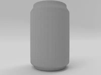 Bottle Coca-cola 2 Low-poly 3D model