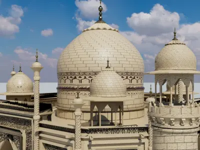 Taj Mahal 3D model