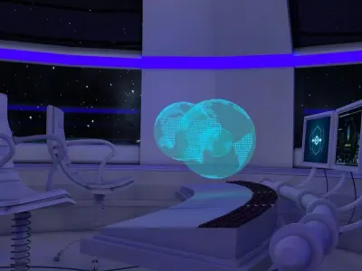 Sci Fi Room 3D model