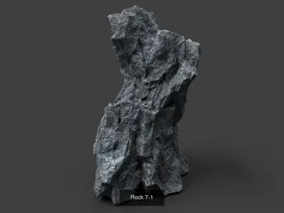 Rock Collection 007 3D Model Pack
