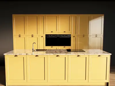 110-Kitchen2 glossy 10 3D model