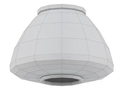 Maya Large Flush Mount 3D model