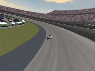 Dover Motor Speedway Game Ready Low-poly 3D model