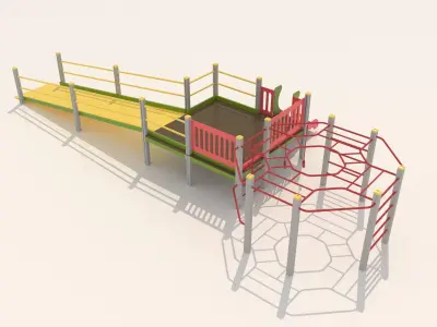 Playground for kids 3D model