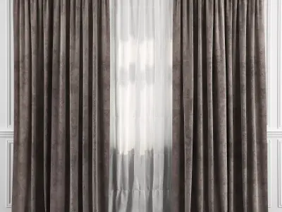 Curtain Set 19 3D model