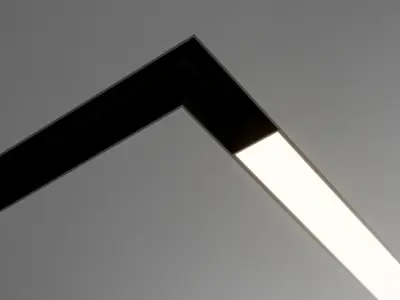 light Set 2 lighting design for modern office 3D model